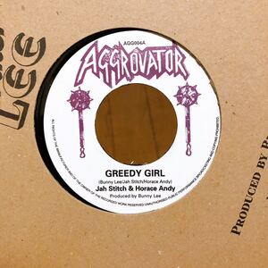 【極美品】JAH STITCH & HORACE ANDY / GREEDY GIRL 7inch EP