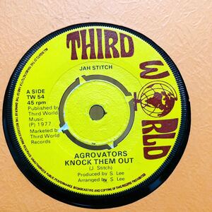 【極美品】Jah Stitch + Aggrovators / Knock Them Out 7 inch EP