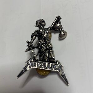 メタリカ ピンバッジ ...And Justice For All 女神像 1990年頃購入