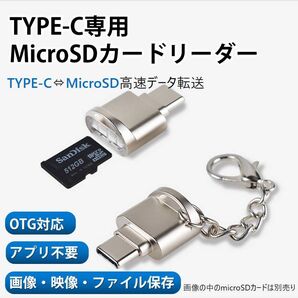 TypeC用TFカードリーダー MicroSDカードリーダー Macbook データ移行 バックアップ Office PDFファ