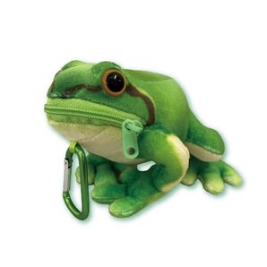リアル カエルポーチ (カラビナ付き)