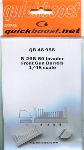 クイックブースト　48958　1/48 B-26B-50 インベーダー機首銃身 (ICM用)