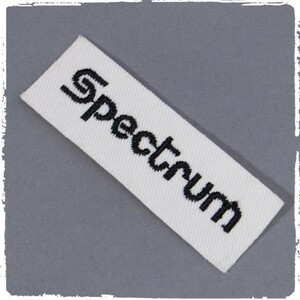 BL47 Spectrum スペクトル テキスト系 ワッペン パッチ ロゴ エンブレム 米国 輸入雑貨