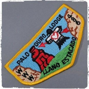 LI49 PALO DURO LODGE LLANO ESTACADO ビンテージ ワッペン パッチ ロゴ エンブレム 輸入雑貨 刺繍