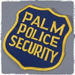 MG93 PALM POLICE SECURITY ポリス ワッペン パッチ ロゴ エンブレム パルム 警察 警備