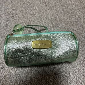 M.A.C マック メタリックグリーン ポーチ