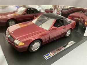 レベル 1/18 メルセデス ベンツ 500SL ワインレッド レベルジャパン正規品