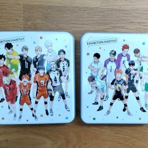 ハイキュー展 ポストカードセット 缶のみ 2個セット EXHIBITION 日向翔陽 影山飛雄 孤爪研磨 黒尾鉄朗 宮侑 宮治