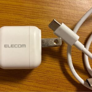 ACアダプタ 充電器 ACアダプター 充電ケーブル ELECOM タイプC USBーC