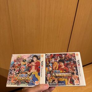 ニンテンドー3DS ワンピース 超グランドバトルX、大海賊闘技場 2本セット バンダイナムコ