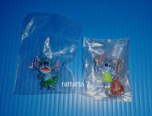 ☆ Связанный ☆ Disney ☆ Lilo &amp; Stich ☆ Toy ☆ Stitch ☆ Mastener Mascot ☆ миниатюра ☆ Hula ☆ Tinkerbell ☆ Set ☆ Disney