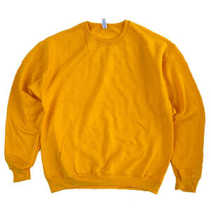 JERZEES ジャージーズ　クルーネックスウェット　ゴールド　イエロー　XLサイズ　8oz CREW NECK SWEAT