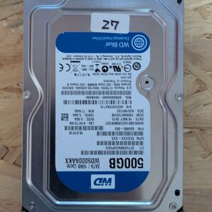 WD Blue デスクトップ用HDD 500GB WD5000AAKX