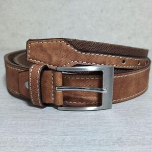 キャンバスベルト アメカジ ブラウン 美品
