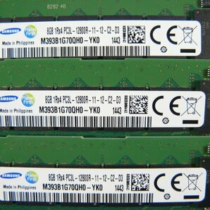 1HZQ // 8GB 12枚セット 計96GB DDR3-1600 PC3L-12800R Registered RDIMM 1Rx4 M393B1G70QH0-YK0 SAMSUNG//NEC Express5800/R120e-1M 取外の画像4