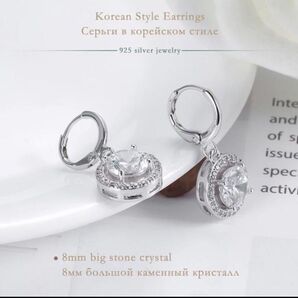 czジルコンsilver925ピアス