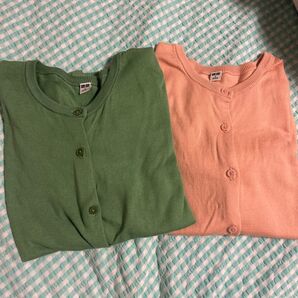 UVカットクルーネックカーディガン 2色