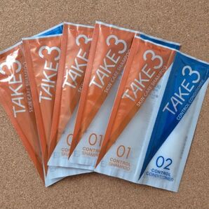 TAKE3 スキンケア シャンプー&コンディショナー 5個セット