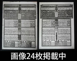 大相撲 番付表 大正15年1月場所 昭和２年1月場所 ２枚 版画 当時物 両国国技館 骨董 画像24枚掲載中