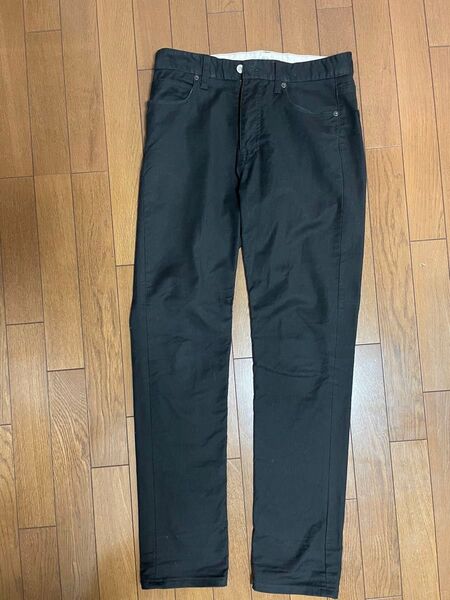 グローバルワーク ブラック デニムパンツ ジーンズ ストレート カジュアル メンズ