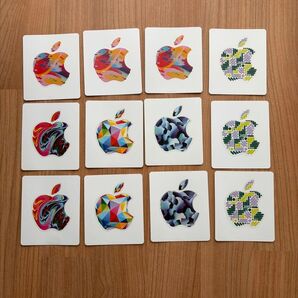 Apple アップル ロゴ ステッカー シール まとめ売り 12枚セット