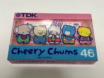 未使用品 TDK 日本製 カセットテープ 46分 サンリオ Cheery Chums チアリーチャム おともだち 2個セット_画像2