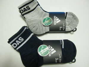 * free shipping * new goods *adidas*19-21.* socks 3 pair ×2*③* a little over sok *. mesh * toes heel reinforcement * Adidas *