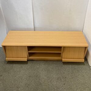 キャスター付き 120 木製テレビボード ローボード