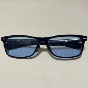 今週で取り消し 新品未使用 フォーナインズ 999.9 NP-611 黒 度なしブルーレンズ サングラス ブラック