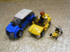 LEGO レゴ 60081 Pickup Tow Truck より 車両 オープンカー カート オマケ付き 現状渡し