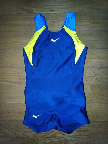 ミズノ 女の子 女児 セパレート 水着 130 MIZUNO ネイビー