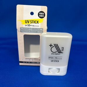 plus alpha 3 bee さらさらUVスティック 14g スティックタイプ 日焼け止め プラスアルファ3