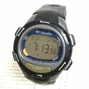 ★Columbia デジタル メンズ 多機能 腕時計 ★ コロンビア アラーム クロノ タイマー 稼動品 F2397