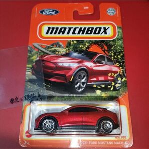 2021 FORD MUSTANG MACH-E フォード マスタング マックE マッチボックス ホットウィール 赤色