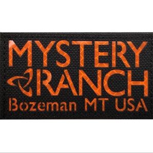 MYSTERY RANCH ベルクロワッペン ブラック &オレンジ ミステリーランチ