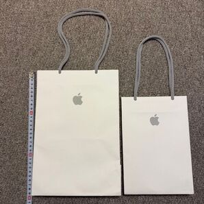 Apple アップル 手提紙袋 大小2枚セット