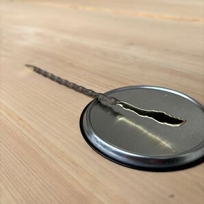 ソイルスティック 根かき棒 金剛柄 (約幅4.5mm 長さ20cm)アンティーク 清盛