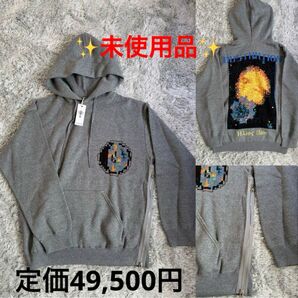 大特価 DUSTNATION グレー イリオス パーカー ジャガードニット