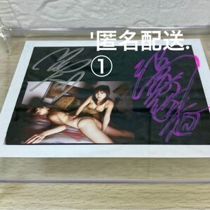 内田さやか&沼尻沙弥香/ 直筆サイン入りポラロイド写真 ビキニ①【アクリルスタンド付き】