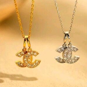 CC ネックレス ゴールド