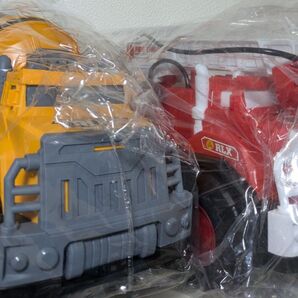 メガBIG消防車&建設車 約33cm おもちゃ 2台セット タイクレ