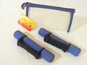*TANITAtanita/ hand weight /popolo Popolo /FB-675/ blue /450g× 2 ps / pouch attaching / exercise 