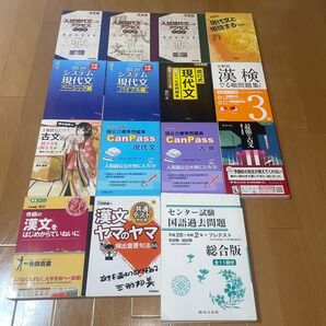 参考書まとめ売り 15冊 現代文 古文 漢文 漢検 共通テスト 二次試験
