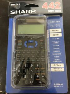 【未開封】シャープ(SHARP) スタンダード関数電卓 ピタゴラス 442関数 ブルー系 EL-509-M-AX