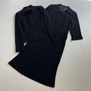 美品 11号 YUKI TORII 礼服 喪服 ワンピース セットアップ 黒