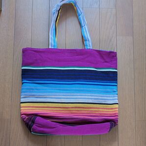 ボーダー トートバッグ