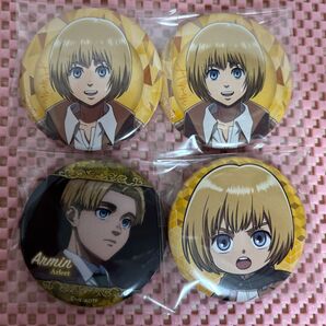 進撃の巨人 缶バッジアルミン