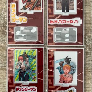 2022 ローソン研究所 チェンソーマン アクリルスタンド 早川アキ デンジ パワー マキマ 4点セット