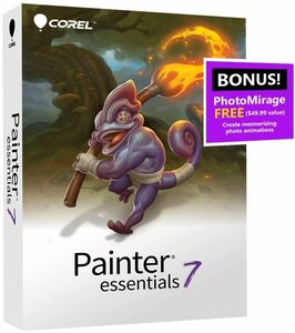 Corel Painter Essentials 7 正規パッケージ版 [並行輸入品] Windows コーレル ペインター 日本語 ☆即決！ご利用頂けるまでサポート
