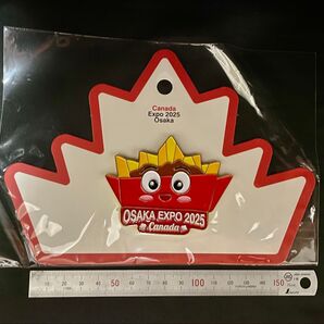 2025 大阪 関西 万博 カナダ マグネット台紙付き 未使用品 EXPO2025